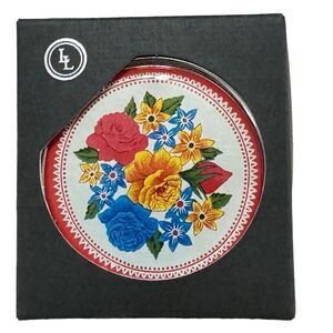 Lucy Lu Designs Compact - 1 Reg 1 5x mirror - New in Box 2 3/4” Diameter